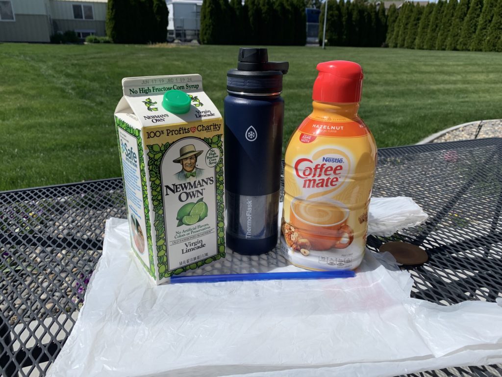 Paper Juice container, Thermo Flask and Plastic Creamer Bottle