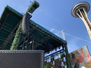 Fourth of July at Mural Amphitheater. Photo of speakers, stage and Space Needle

Summer in the Concert Industry

summers-in-full-swing
