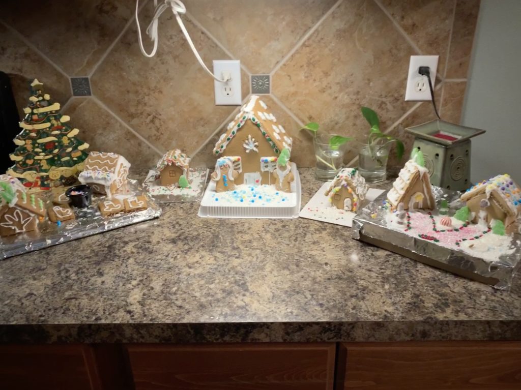 2019 Family Gingerbread Houses