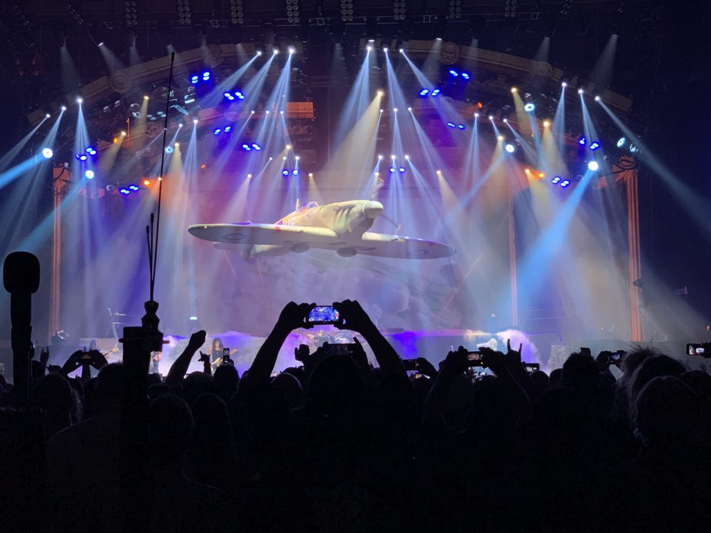 Iron Maiden 2019 Tacoma Dome with Plane Prop

